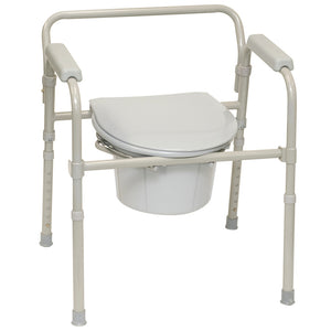 ProBasics Three-in-One Folding Commode with Full Seat