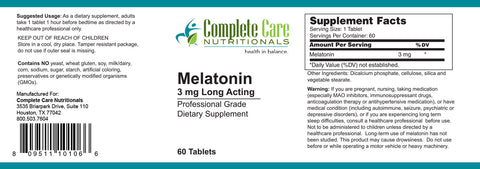 Image of Melatonin - 3 mg Long Acting