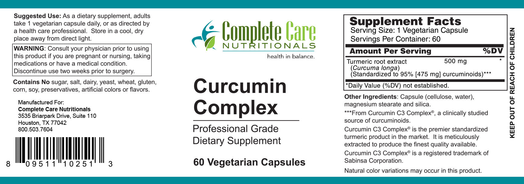 Curcumin Complex