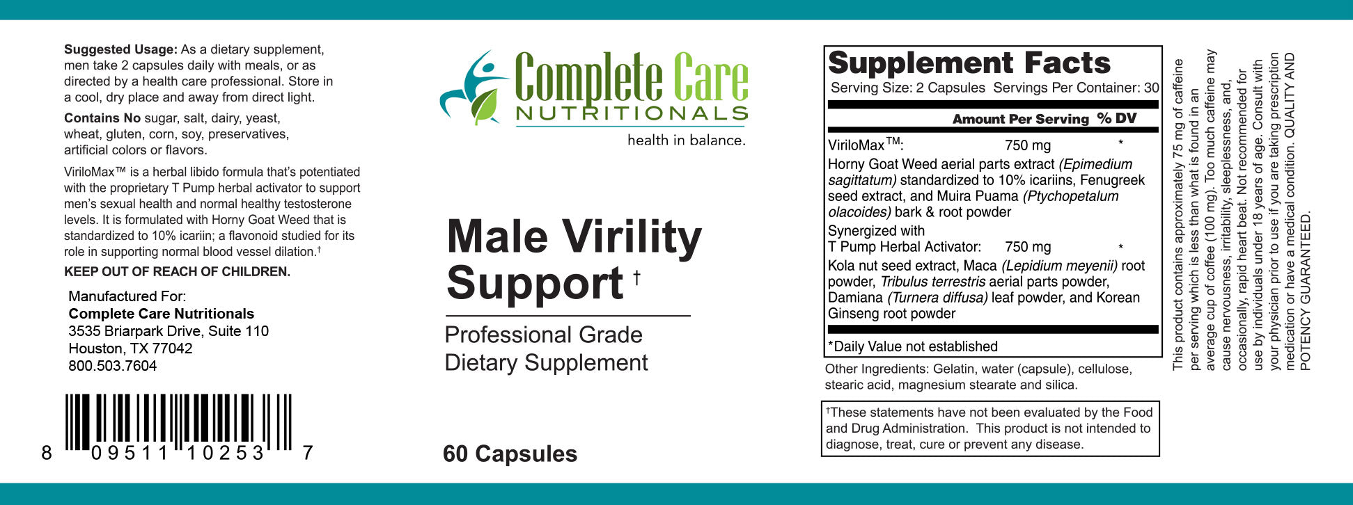 Male Virility Support
