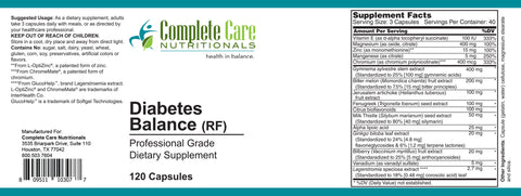 Image of Diabetes Balance (RF) 120 Caps