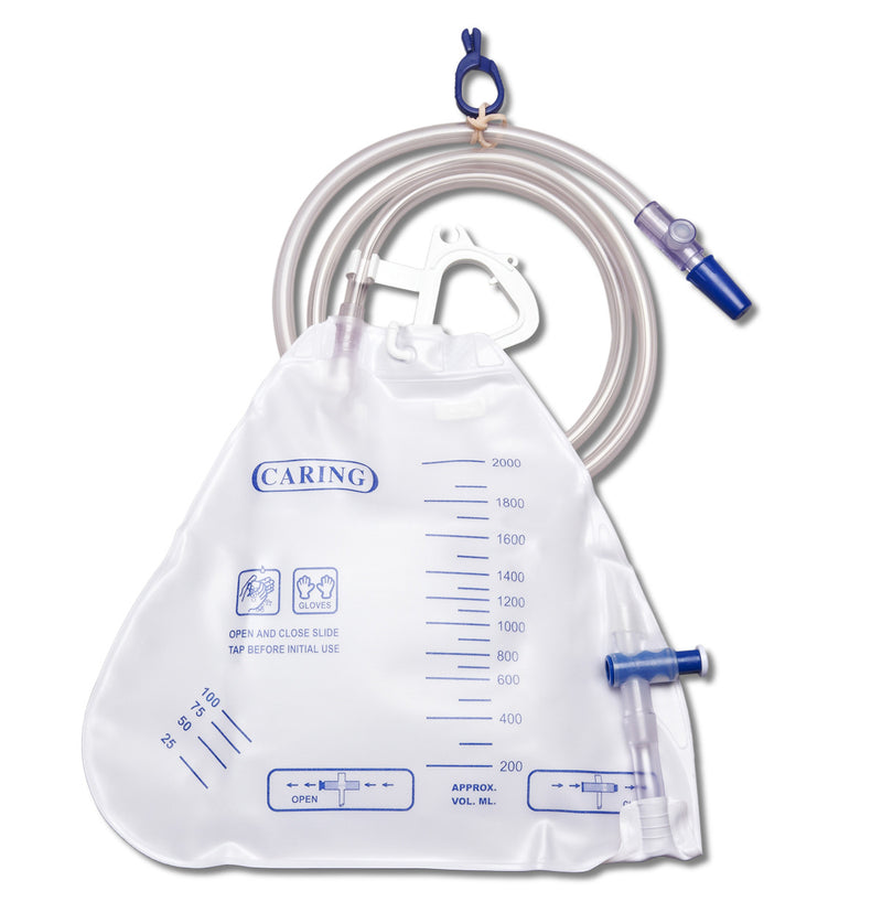 BAG,DRAINAGE,UROLOGY,2000ML,ANTI REFLUX