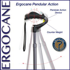 Ergocane Fully- Adjustable Ergonomics Cane