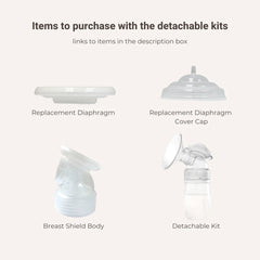 Unimom Minuet & Opera Breast Shield Kit - Double Set
