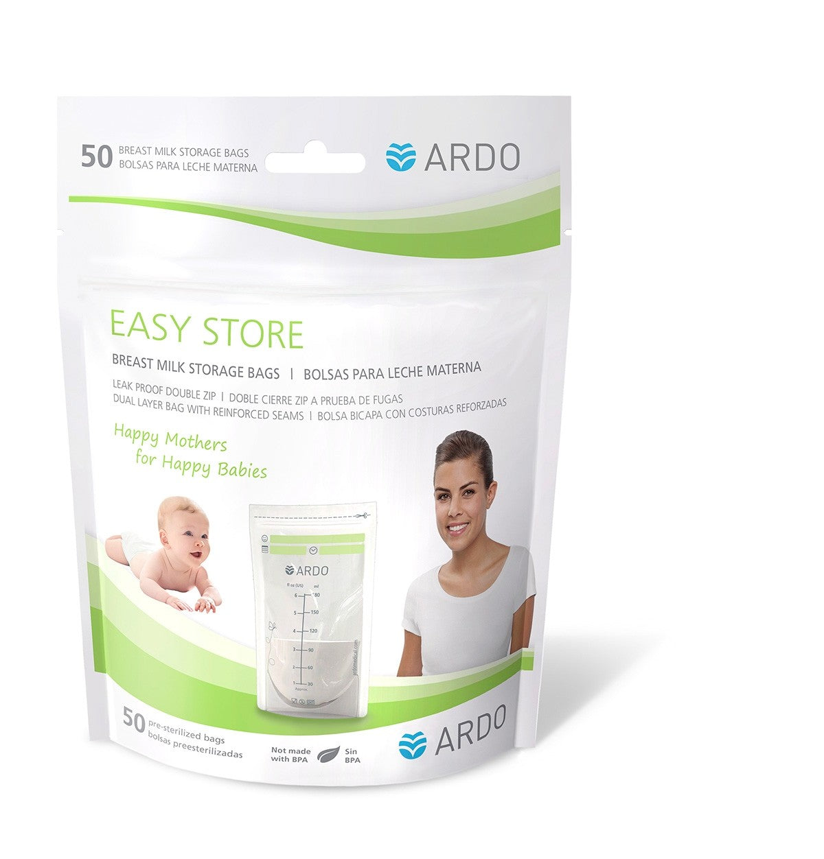 Easy Store Breast Milk Storage Bags By Ardo