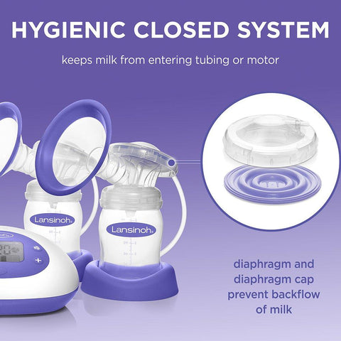 Image of Lansinoh Signature Pro Double Electric Breast Pump with Tote Bag