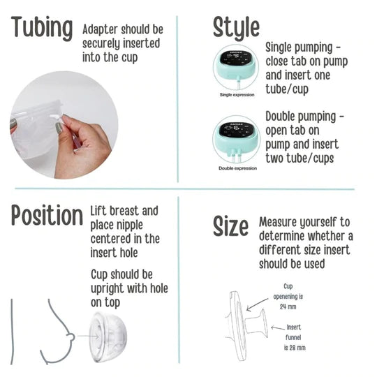 Zomee Hands Free Collection Cups