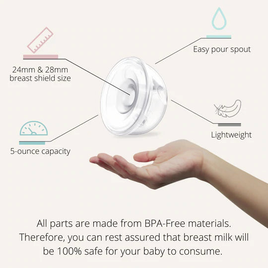 Zomee Hands Free Collection Cups