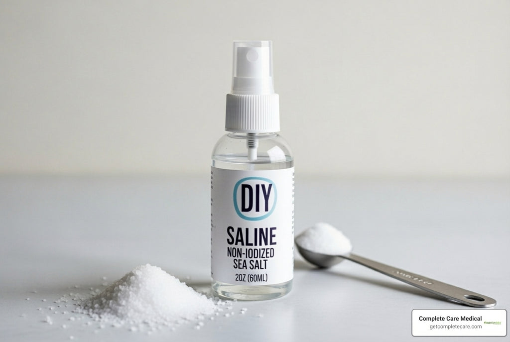 How to Make 0.9% Normal Saline Solution for Medical Purposes