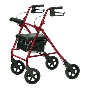 ProBasics Deluxe Height Adjustable Aluminum Rollator, 8