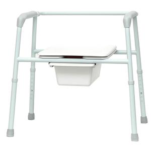 Bariatric Three-In-One Patient Commode, 450 lb Capacity, Gray