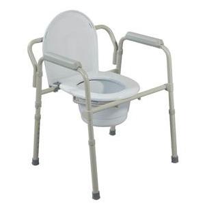Drive Folding Commode, 3-In-1 Steel Commode