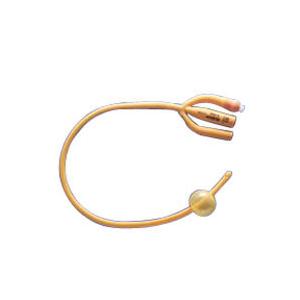 Teleflex Medical Inc Gold™ Silicone Coated 3-Way Foley Catheter, 30cc Balloon Capacity, Sterile