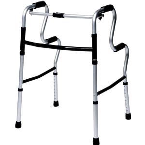 GF Health Lumex Uprise Onyx Folding Walker, 400 lb Weight Capacity, Aluminum