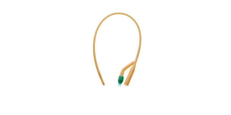 Amsino AMSure® Silicone Coated 2-Way Foley Catheter, 5cc Balloon Capacity, Reinforced Tip