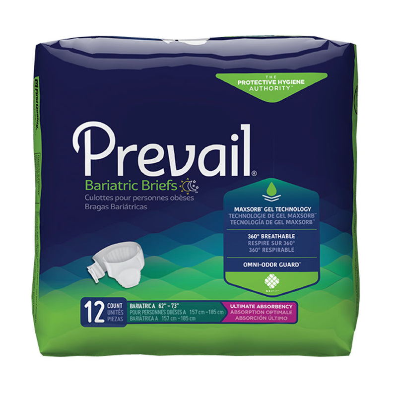 Prevail® Bariatric Adult Brief, XXL (62
