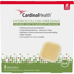 Cardinal Health™ Hydrocolloid Wound Dressing, 6" x 6"