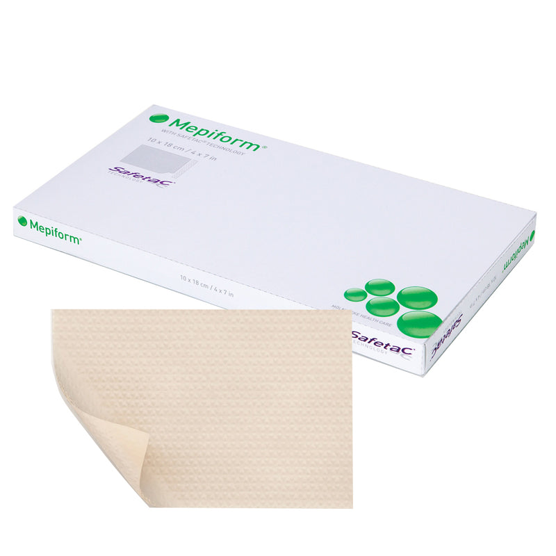 Molnlycke Mepiform® Safetac Self-Adherent Soft Silicone Dressing 2