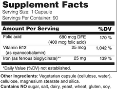 Iron 25 MG with B12 and Folate