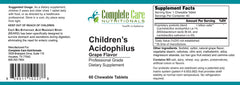 Children's Acidophilus / Grape Flavor