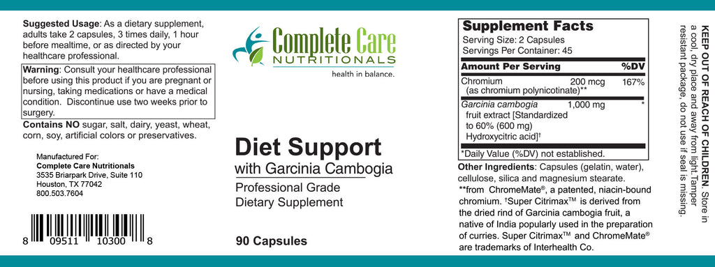 Diet Support with Garcinia Cambogia