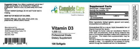 Image of Vitamin D3 1000 IU