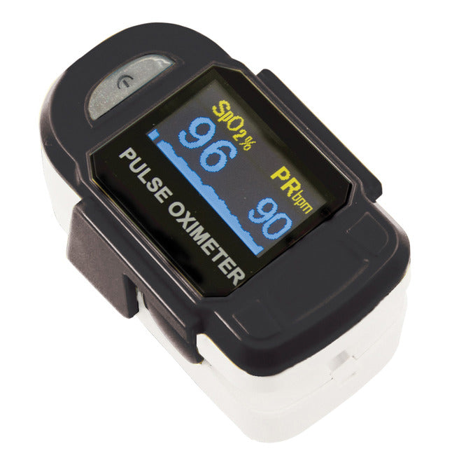 Fingertip Pulse Oximeter, Deluxe (2 AAA batteries included)