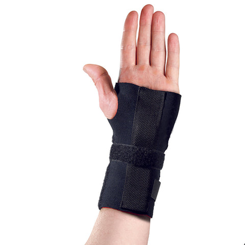 Image of thermoskin adjustable hand and wrist brace for left hand 