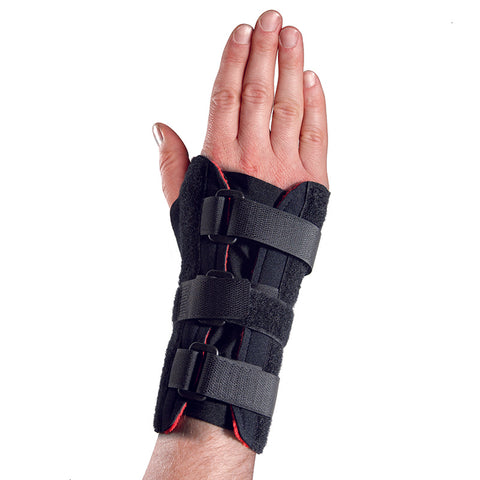 Image of thermoskin adjustable wrist and hand brace for right hand 