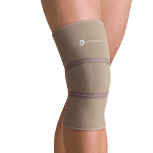 Thermoskin knee wrap for left or right leg beige color