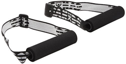 CanDo® Handle with Adjustable Webbing for Band/Tubing (1 pair)