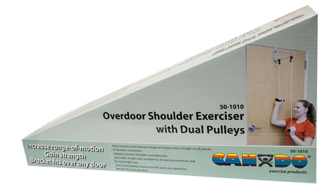 Image of CanDo® Overdoor Shoulder Pulley - Double Pulley with Door Bracket