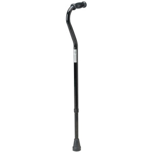 Offset Handle Bariatric Cane,Black, 1 Count