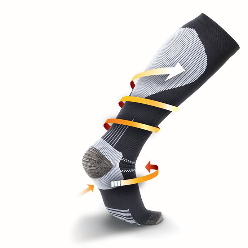 Thermoskin FXT Compression Socks calf black with compression arrows