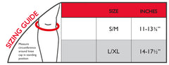 Thermoskin sport knee stabilizer size chart