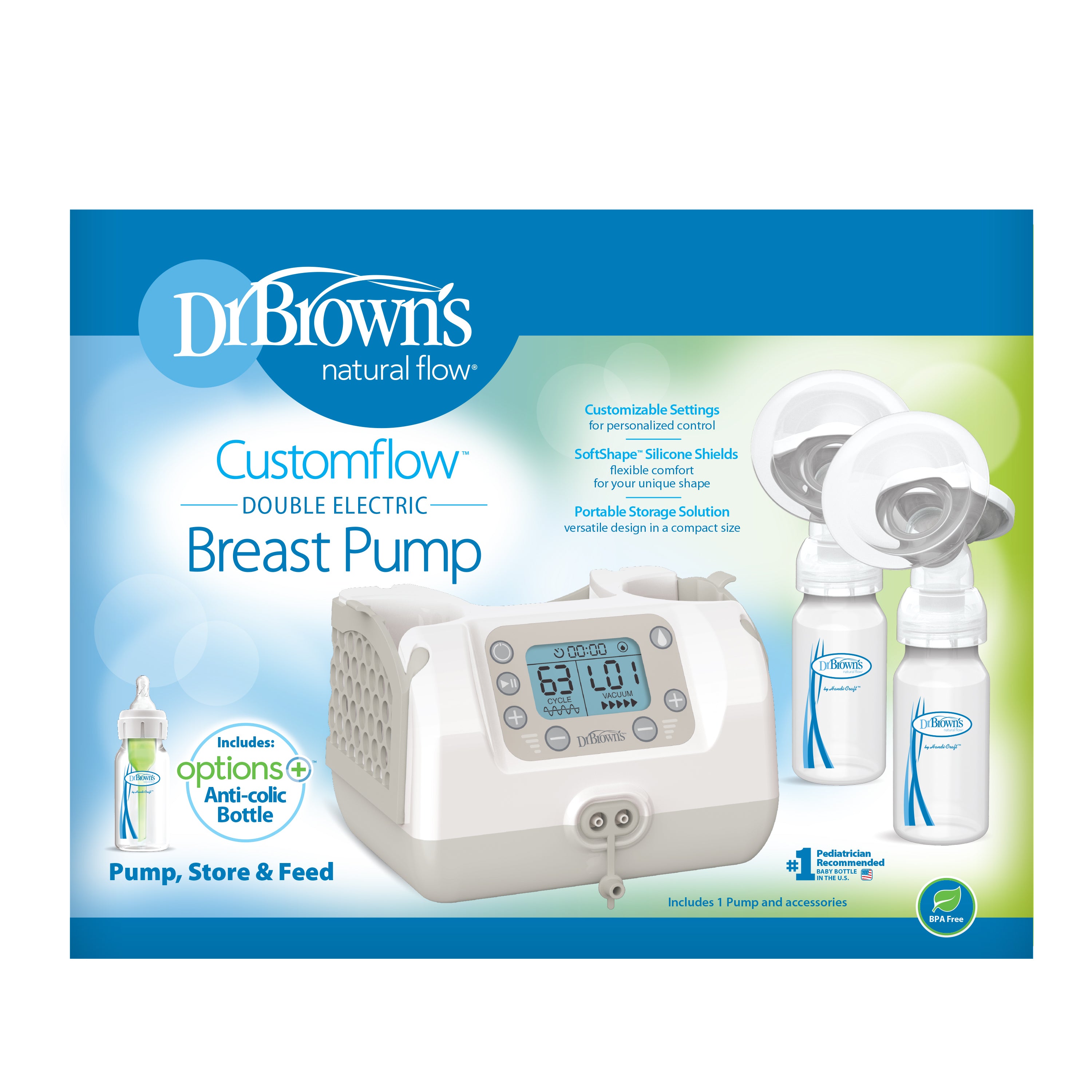 Dr. Brown’s™ Customflow™ Double Electric Breast Pump