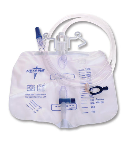Urinary Drain Bags |  Slide Tap | Anti Reflux Tower