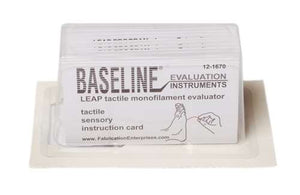 Baseline® TactileTM disposable individual 10 gram monofilaments. - ADA Program - Disposable - 5.07 - 10 gram - 20-pack