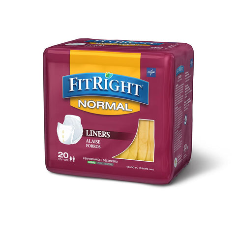 Image of FitRight Liners Normal, Moderate Absorbency 13X30