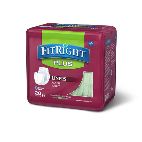 Image of FitRight Liners Plus, Heavy Absorbency 13X30