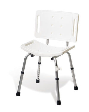 Basic Shower Chair with Back 250 LB CAP