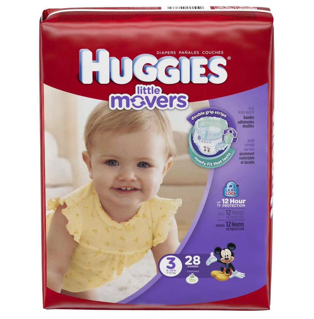 Huggies Little Movers Diapers, Jumbo Pack by Kimberly-Clark