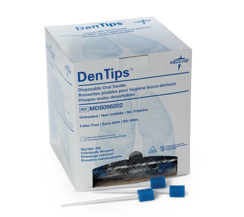 Image of DenTips Oral Swabsticks | Blue (Individually Wrapped)