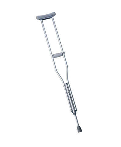 Push-Button Aluminum Crutches