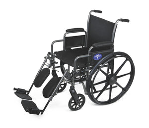 WHEELCHAIR,20IN,K1,BASIC,DLA,ELEV LEG