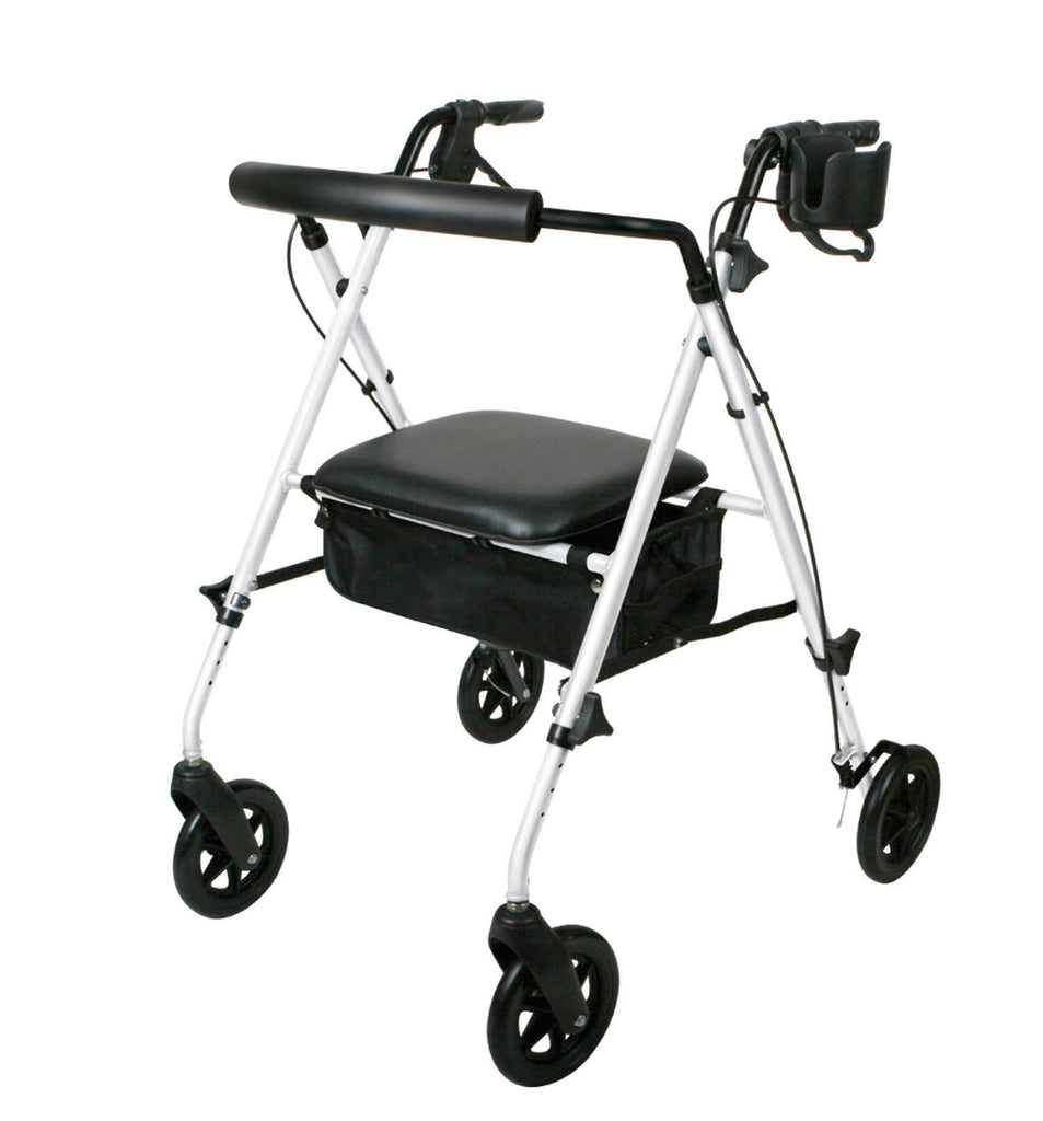 ROLLATOR,LUXE,WHITE
