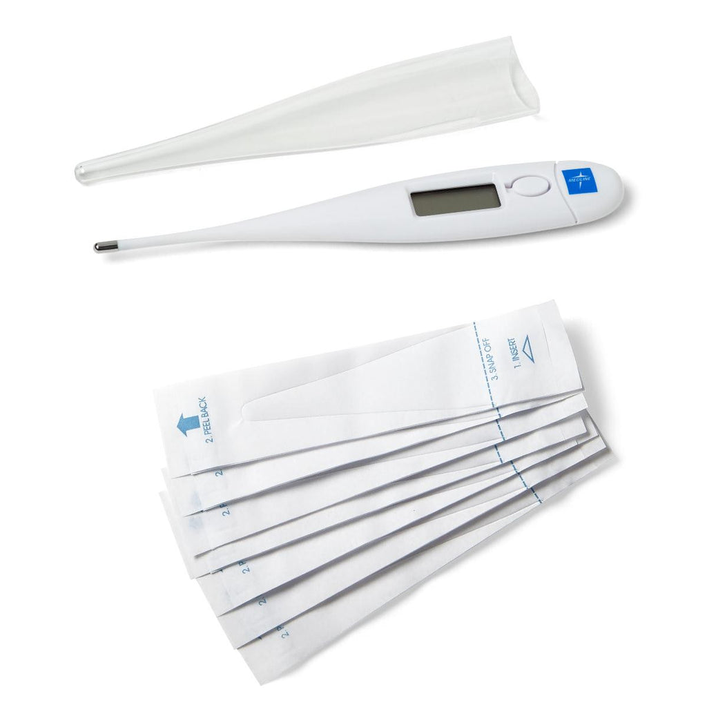 Oral Digital Stick Thermometers with 20 COVERS (1 Count)