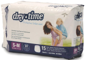 DryTime Disposable Protective Youth Underwear
