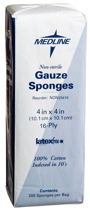 Woven Non-Sterile Gauze Sponges 4"X4" (2000 Count)