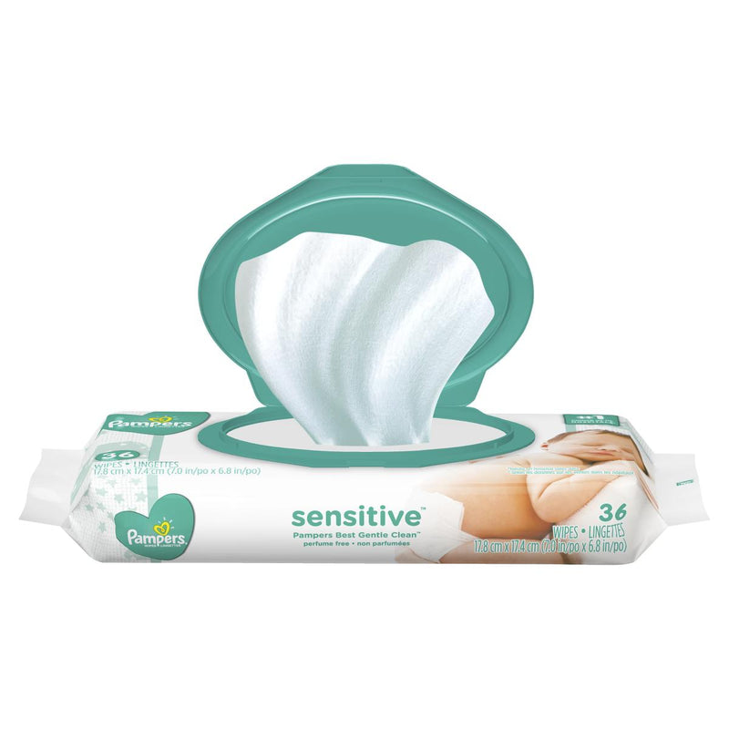 Pampers Sensitive Baby Wipes, Unscented